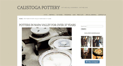 Desktop Screenshot of calistogapottery.com