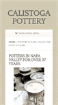 Mobile Screenshot of calistogapottery.com